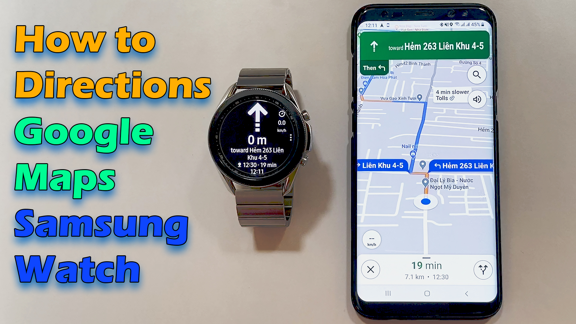 Navigation Pro Google Maps Samsung Watch