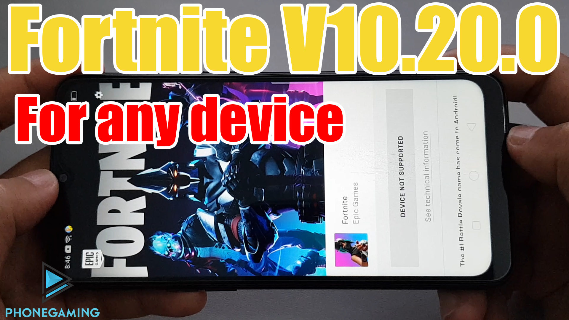 Fortnite V10 20 0 Install For Any Android Devices Apk Fix