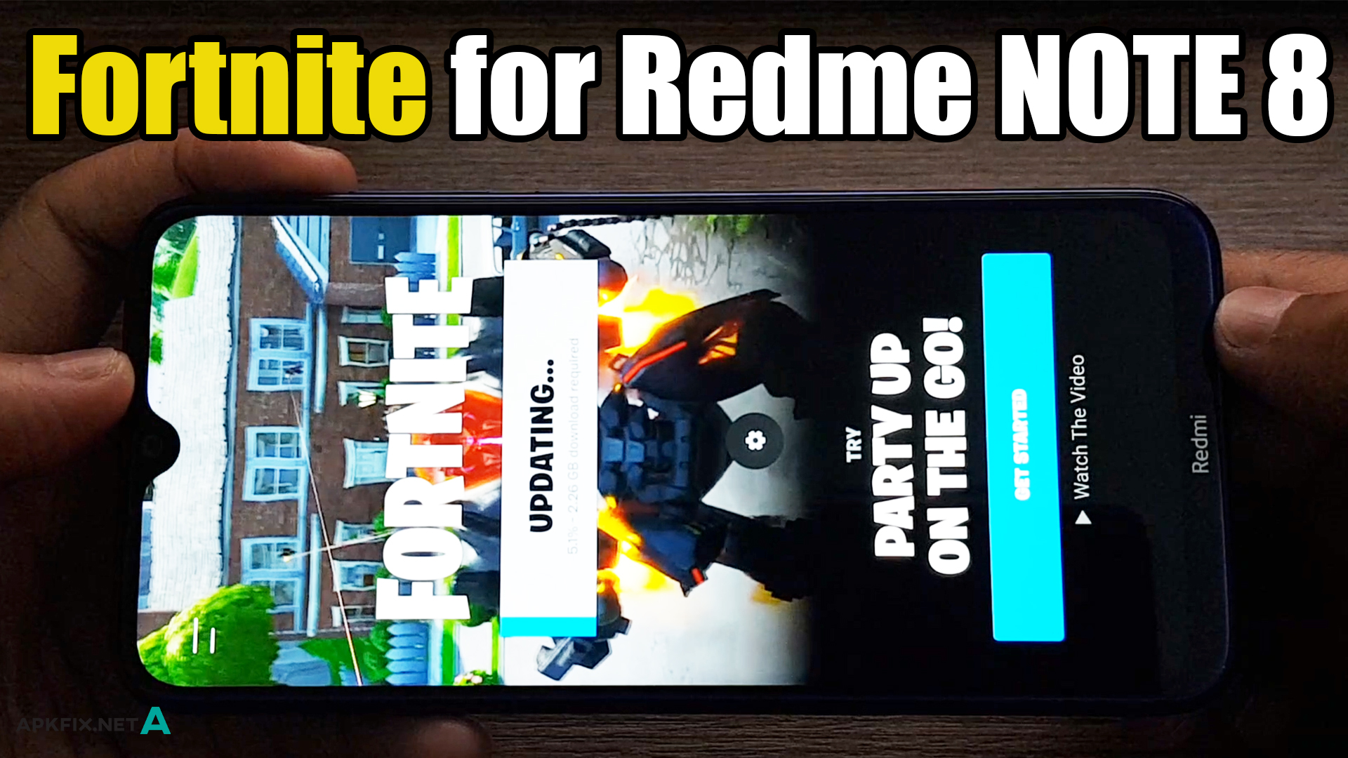 APK Fortnite Install XIAOMI Redmi Note 8 - APK Fix - 1920 x 1080 jpeg 997kB
