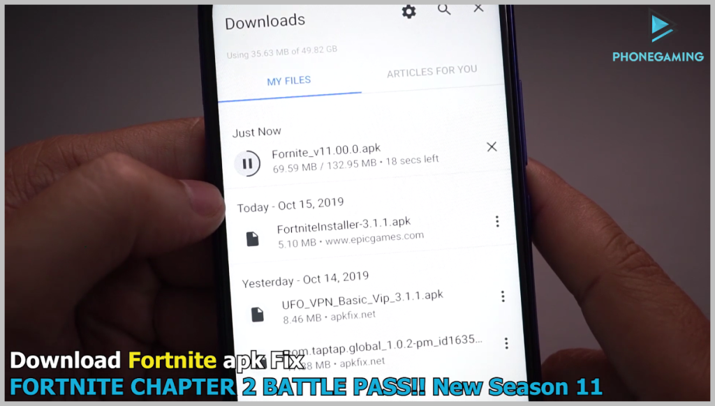 Fortnite Apk Fix Chapter 2 Battle Pass New Season 11 Apk Fix