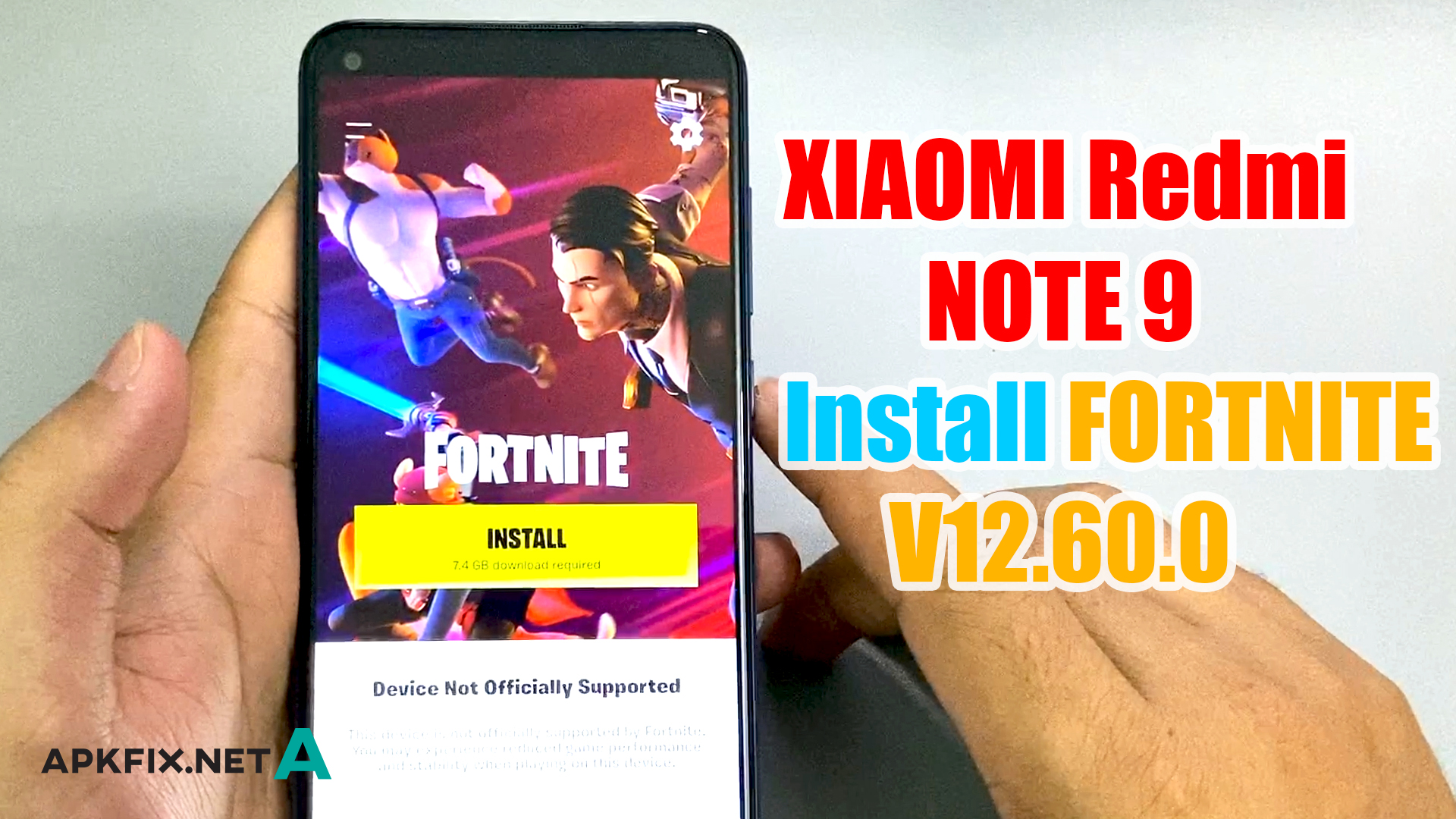 Xiaomi Redmi Note 9 Download Fortnite V12 60 0 Apk Fix