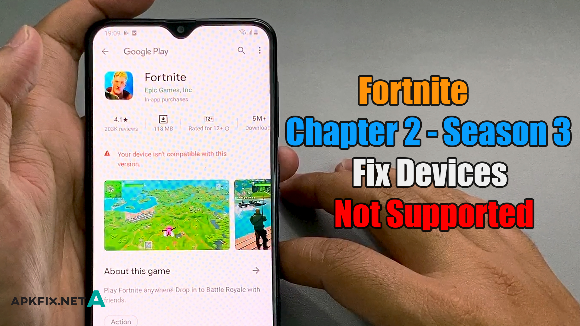How To Install Fortnite Chapter 2 Season 3 On Devices Not Supported Apk Fix