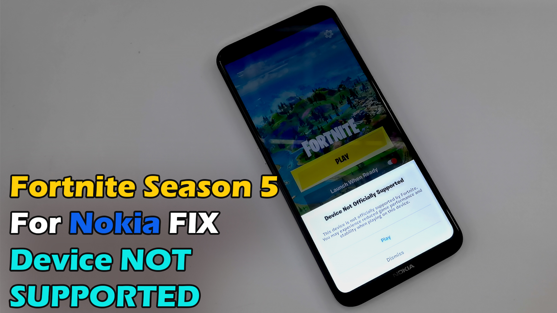 Fortnite Chapter 2 Season 5 For Nokia Fix Devices Not Supported Apk Fix